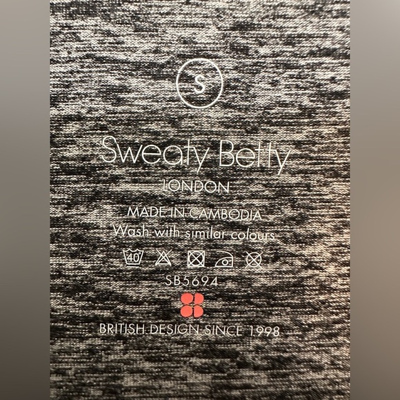 Sweaty Betty Garudasana Sleeveless Studio Jumpsuit In Black Marble NWOT - Picture 7 of 8